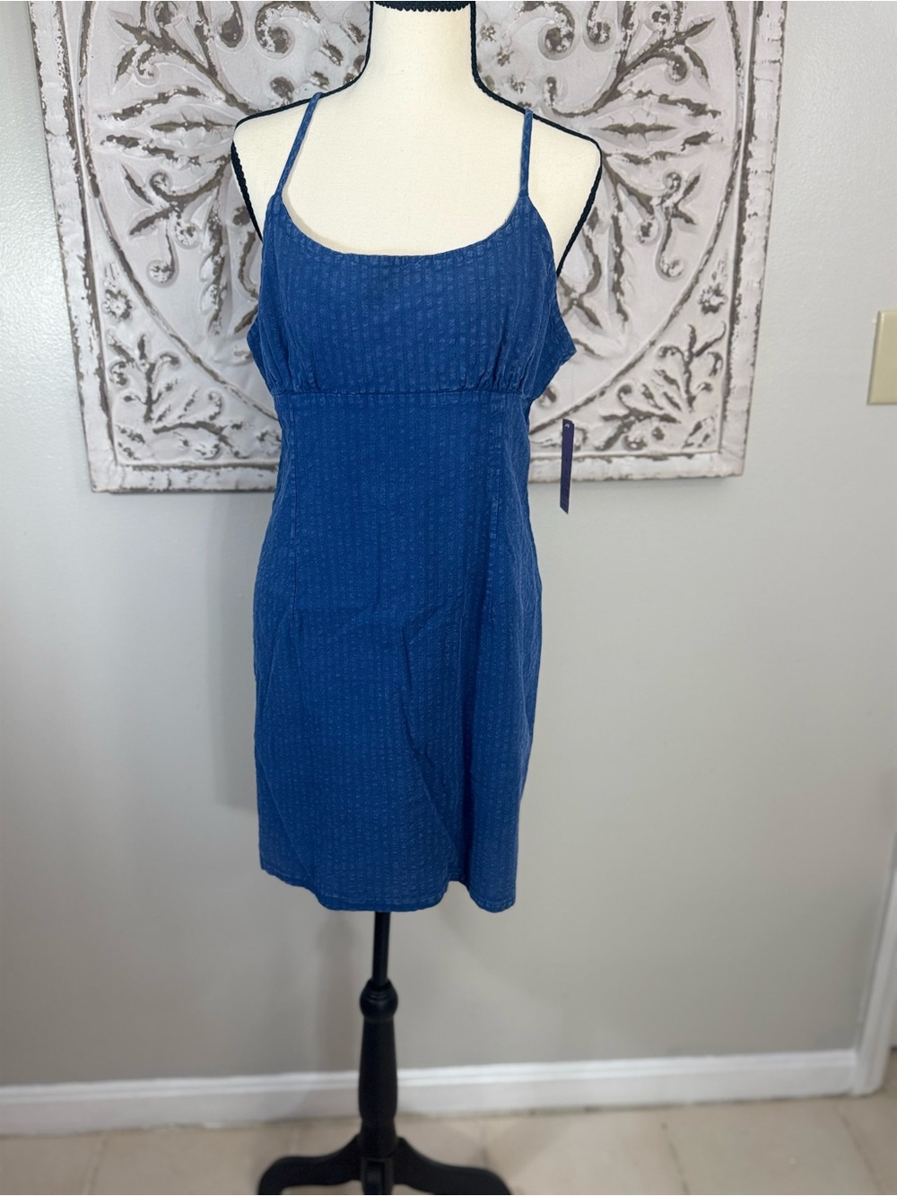 Universal Thread Blue Textured Sleeveless Dress – NWT – XL